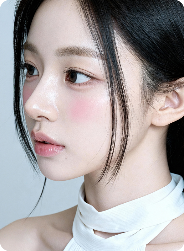 콧대 코끝 ON 흉터 실리콘 OFF